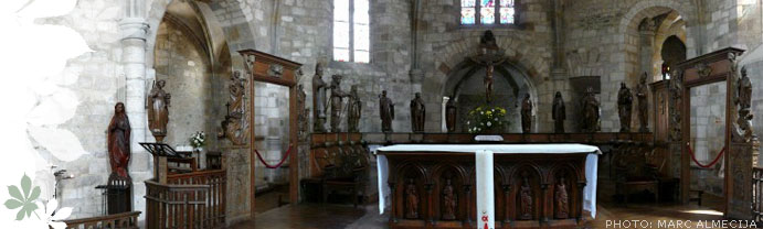 Intérieur de l'église de Maurs