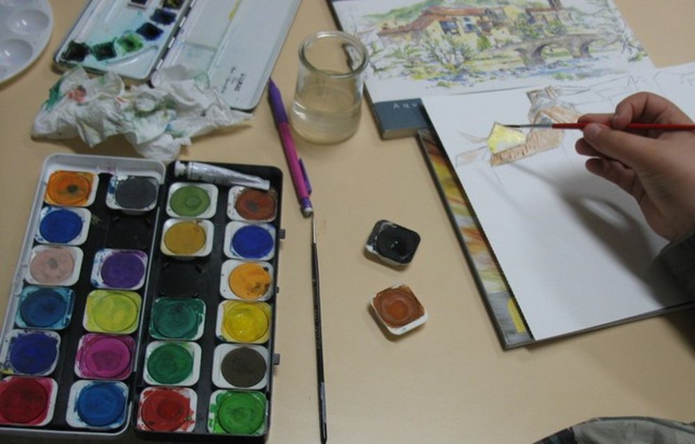 palette de peinture
